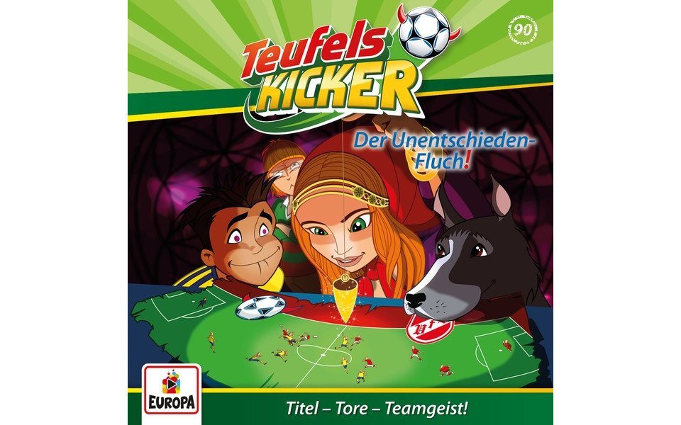 Europa Hörspiel-CD Die Teufelskicker 090 - der Unentschieden-Fluch! von Europa