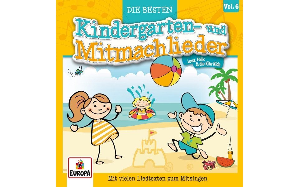 Europa Hörspiel-CD Die besten Kindergarten- und Mitmachlieder - Sommerparty von Europa