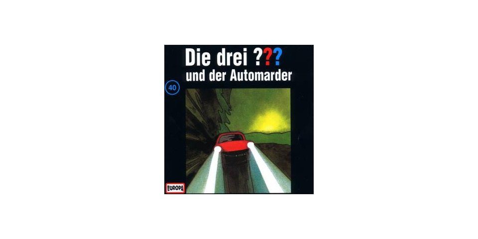 Europa Hörspiel-CD Die drei ??? 040 - und der Automarder von Europa