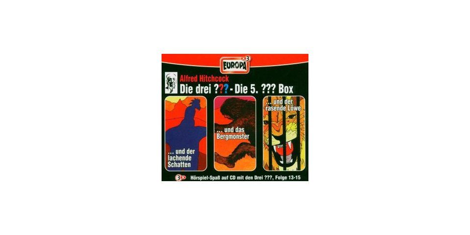 Europa Hörspiel-CD Die drei ??? - 05. Box (F.13-15) von Europa
