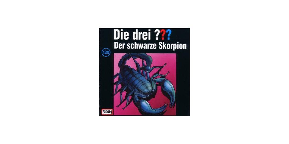 Europa Hörspiel-CD Die drei ??? 120 - Der schwarze Skorpion von Europa