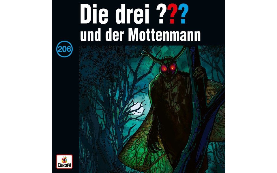 Europa Hörspiel-CD Die drei ??? 206 - und der Mottenmann Europa Hörspiel-CD Die drei ??? 206 - und der Mottenmann von Europa
