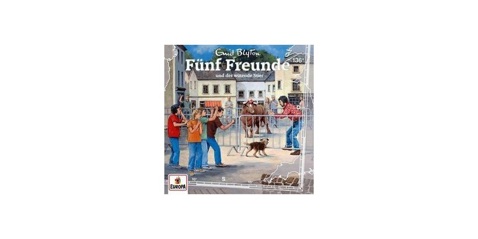 Europa Hörspiel-CD Fünf Freunde 136 - und der wütende Stier von Europa