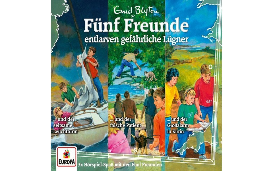 Europa Hörspiel-CD Fünf Freunde - 33.Box: ...gefährliche Lügner (F.99,118,122) von Europa