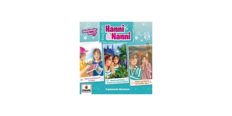 Europa Hörspiel-CD Hanni und Nanni - 13. Box (F.43-45) von Europa