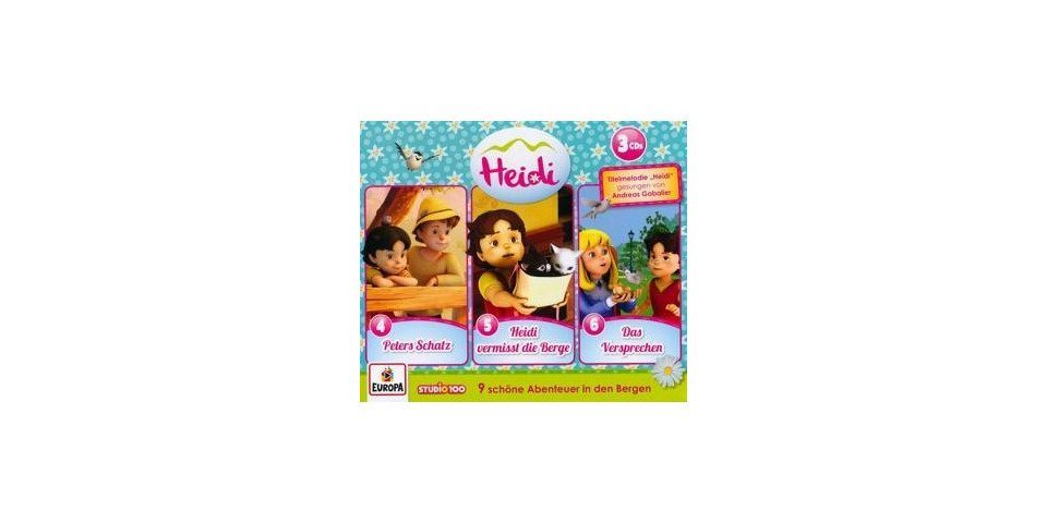 Europa Hörspiel-CD Heidi - 2. Box (F.4-6) von Europa