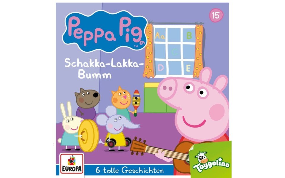 Europa Hörspiel-CD Peppa Pig 15 - Schakka-Lakka-Bumm von Europa