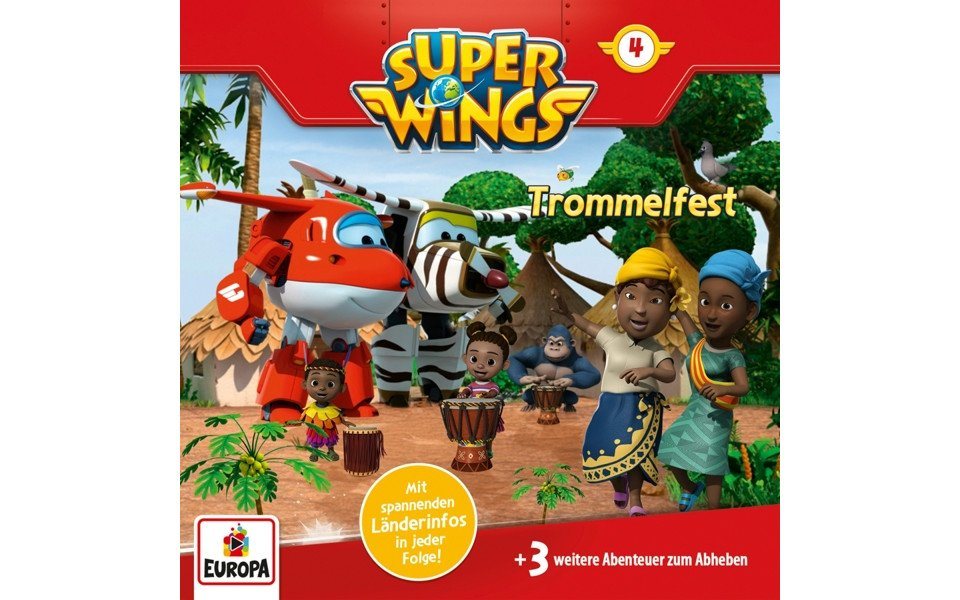 Europa Hörspiel-CD Super Wings F.04 - Trommelfest Europa Hörspiel-CD Super Wings F.04 - Trommelfest von Europa