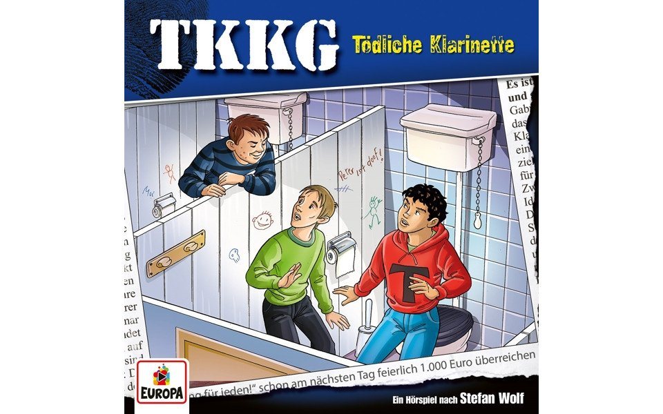 Europa Hörspiel-CD TKKG 217 - Tödliche Klarinette von Europa