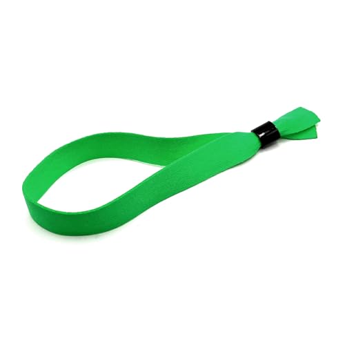50 Stück Stoff Armbänder - ID-Armbänder für Veranstaltungen (grün) von Europaband