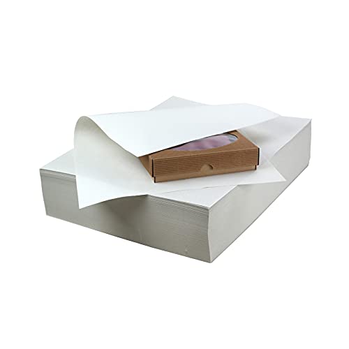 1 Pack | Einschlagpapier 38x50cm | weiß | 55g/m² | 12,5kg - Pack von Europack24