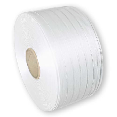 1 ROLLE x 500m | 25mm Polyester Umreifungsband | 950kg Bruchlast | Polyesterband für optimale Ladungssicherung und als wetterfestes Textil Umreifungsband 25mm für Holzbündel geeignet von Europack24