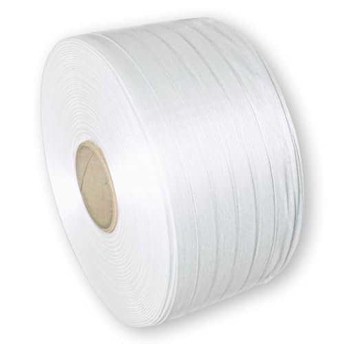 1 ROLLE x 500m | 9mm Polyester Umreifungsband | 250kg Bruchlast | Polyesterband für optimale Ladungssicherung und als wetterfestes Textil Umreifungsband 9mm für Holzbündel geeignet von Europack24