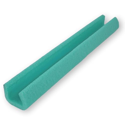 10 Schaumprofile U-Form 35mm/45mm | Kantenschutz Eckenschutz | Stärke: 12mm | Profilhöhe 46-50mm | Länge: 2m | Kantenschoner für stoßempfindliche Produkte bei Lagerung oder Transport von Europack24
