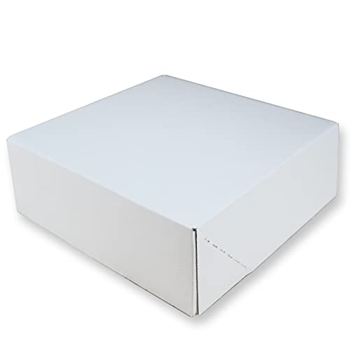 10 Tortenkartons 34x34x11cm einteilig | Kuchen Transportbox aus Pappe für Torten und Kuchen | Praktische Kuchenkartons oder Cake Box | Die Kuchenbox aus stabiler Pappe als Kuchen Verpackung von Europack24