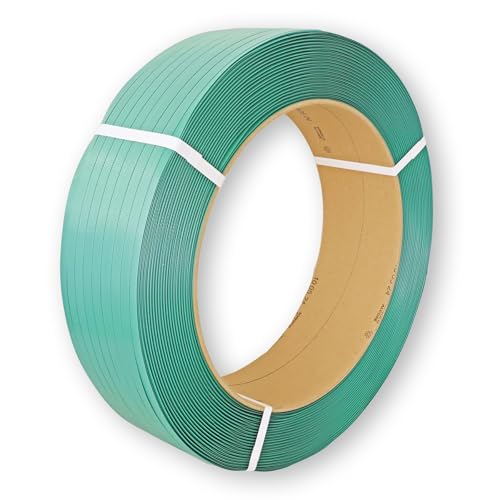 4 Rollen PET-Umreifungsband 12,0×0,60mm | Kern Ø406mm | Lauflänge 2500m | vielseitiges Verpackungsband, speziell zur Sicherung von Paletten | geprägtes Packband | recyclingfähig und umweltfreundlich 4 Rollen PET-Umreifungsband 12,0×0,60mm | Kern Ø406mm | Lauflänge 2500m | vielseitiges Verpackungsband, speziell zur Sicherung von Paletten | geprägtes Packband | recyclingfähig und umweltfreundlich von Europack24