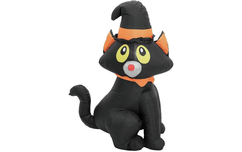 Europalms Halloween Aufblasbare Figur Katze, 122cm von Europalms