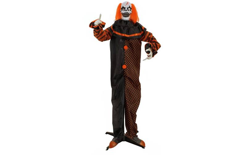 Europalms Halloween Figur Pop-Up Clown, animiert, 180cm von Europalms