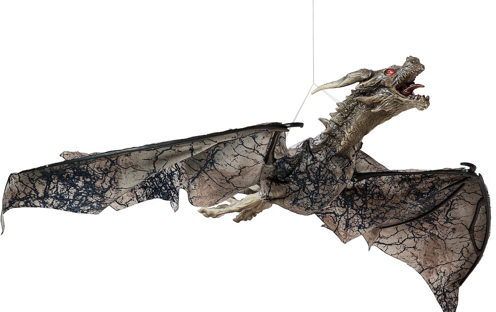 Europalms Halloween Flying Dragon, animiert, braun, 120cm von Europalms