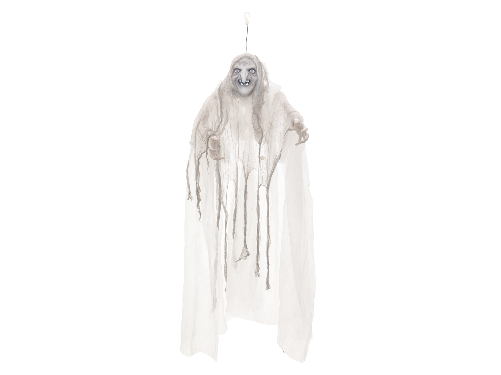 Europalms Halloween Hexe, weiß, 170x50x20cm Europalms Halloween Hexe, weiß, 170x50x20cm von Europalms