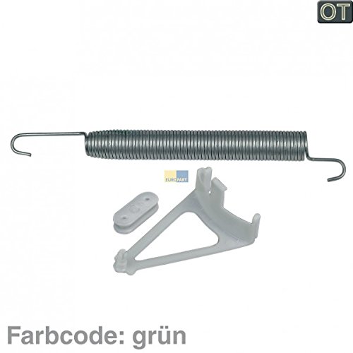 TOP ORIGINAL Bosch Siemens Türscharnierfeder Zugfeder Spülmaschine rechts links Farbcode grün 00426021 von Europart