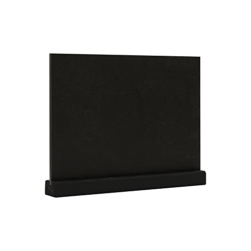EUROPEL Kreidetafel Tischaufsteller, A4, Querformat, Sockel aus Kiefernholz mit mattschwarzer Oberfläche, doppelseitig, für wasserbasierte Marker, für Restaurants, Hotels, Konferenzen, Festivals EUROPEL Kreidetafel Tischaufsteller, A4, Querformat, Sockel aus Kiefernholz mit mattschwarzer Oberfläche, doppelseitig, für wasserbasierte Marker, für Restaurants, Hotels, Konferenzen, Festivals von Europel
