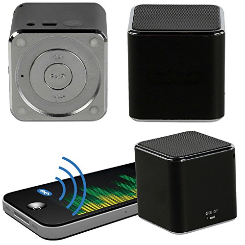 Eurosell TRAGBARER Design Bluetooth Lautsprecher Mini + Micro SD Slot + Mikrofon Freisprecheinrichtung für iPhone iPad Android Smartphone Tablet etc. von Eurosell