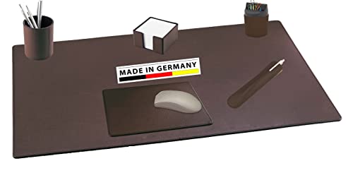 Handmade in Germany excl. Schreibtischset Leder 6tlg. Farbe dunkelbraun, aus genarbtem Rindnappaleder erhältlich in 5 Farben excl. Marke EuroStyle von Eurostyle