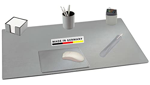 Handmade in Germany excl. Schreibtischset Leder 6tlg. Farbe grau, aus genarbtem Rindnappaleder erhältlich in 5 Farben excl. Marke EuroStyle von Eurostyle