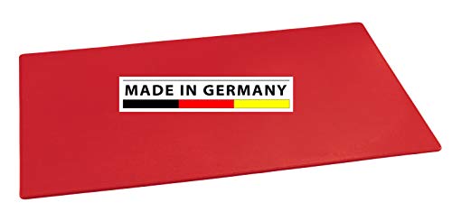 Handmade in Germany excl. Schreibunterlage-Leder-rot, Schreibtischunterlage feingenarbtes Rindnappaleder, erhältlich in 5 Farben, excl. Marke EuroStyle von Eurostyle