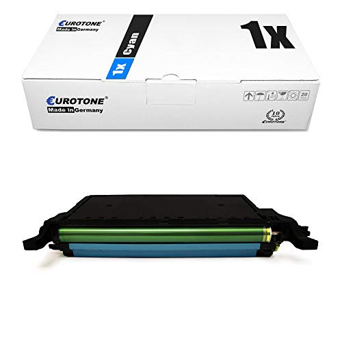 1x Eurotone Toner für Samsung CLX 6220 6250 FX ersetzt CLT-C5082L Cyan Blau von Eurotone, kein Samsung Original