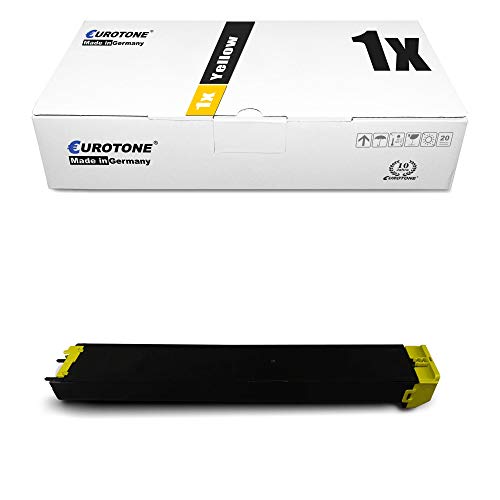 1x Eurotone Toner für Sharp MX 2010 2310 2614 3111 3114 U F N ersetzt MX-23 GTYA MX23GTYA Yellow von Eurotone, kein Sharp Original