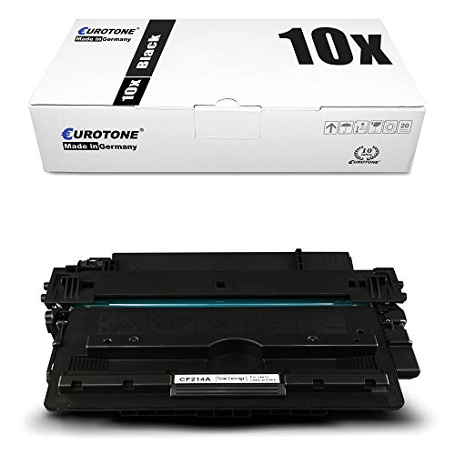 10x Eurotone kompatibler Toner für HP Laserjet Enterprise 700 MFP M 712 725 xh f z DN n Plus ersetzt CF214X 14X von Eurotone