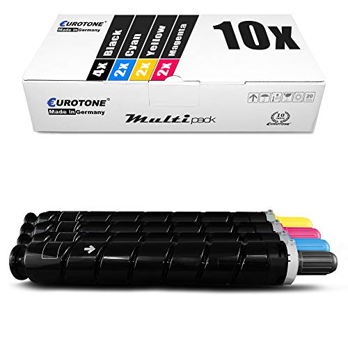 10x Müller Printware Toner im Set kompatibel für Canon ImageRunner IR Advance C-5030 C5030i C-5035 C5035i C-5235 C5235A C5235i C-5240 C5240A C5240i, C-EXV 29 10x Müller Printware Toner im Set kompatibel für Canon ImageRunner IR Advance C-5030 C5030i C-5035 C5035i C-5235 C5235A C5235i C-5240 C5240A C5240i, C-EXV 29 von Eurotone