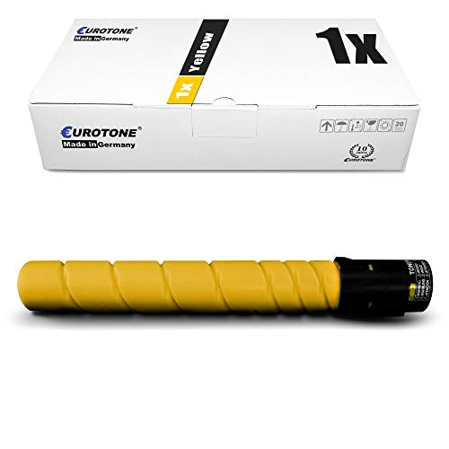 1x Eurotone Toner für Konica Minolta C364 C224 C284 C224e C284e C364e ersetzt TN-321Y TN321Y Yellow von Eurotone