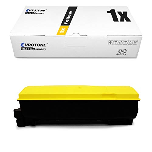 1x Eurotone Toner für Kyocera Ecosys P 6030 CDN ersetzt 1T02HNAEU0 TK-560Y von Eurotone, kein Kyocera Original