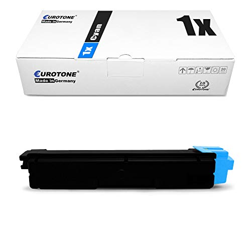 1x Eurotone Toner für Kyocera FS-C 5150 DN ersetzt 1T02KTCNL0 TK-580C Blau Cyan von Eurotone