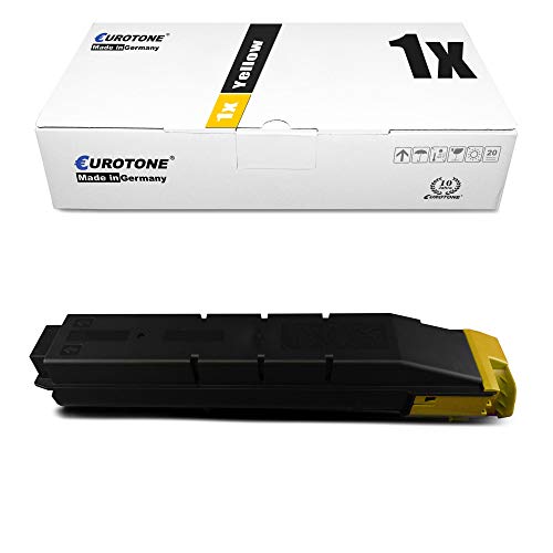1x Eurotone Toner für Kyocera FS-C 8600 8650 8670 DN DTN ersetzt 1T02MNANL0 TK-8600Y von Eurotone, kein Kyocera Original