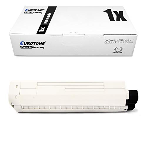 1x Eurotone Toner für Oki ES8461CDTN ES8451plus ES8461DN ES8461CDXN ES8461MFP ES8451CDTN ES8451 ES8461 ES8451CDXN ersetzt Black von Eurotone, kein OKI Original