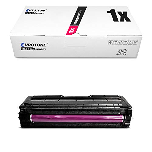 1x Eurotone Toner für Ricoh SP C 252 sf DN ersetzt 407718 Magenta Rot Druckerpatrone Kartusche von Eurotone