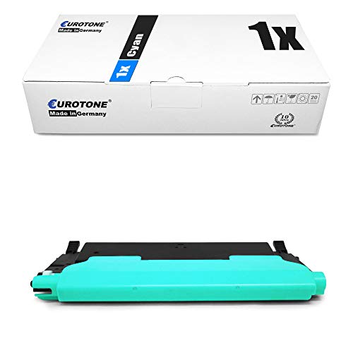 1x Eurotone Toner für Samsung CLP 320 325 W N ersetzt CLT-C4072S Cyan Blau von Eurotone