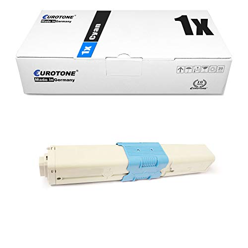 1x Eurotone Toner für Toshiba E-Studio 222 224 262 263 264 CS CP ersetzt T-FC26SC6K 6B000000557 Cyan von Eurotone, kein Toshiba Original