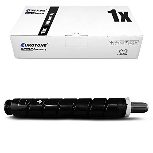 1x Eurotone Toner kompatibel für Canon IR-C2030L C2030i IR-C2020i C2030Li C2225i IR-C2230i IR-C2020L C2025i IR-C2225i C2220i, C-EXV34BK 3782B002 Black von Eurotone, kein Canon Original