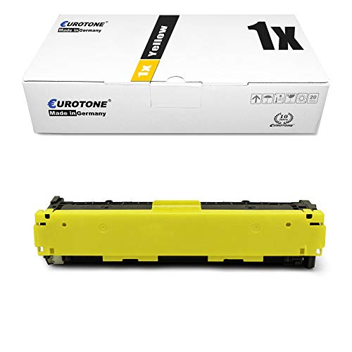 1x Eurotone Toner kompatibel für Canon MF631Cn MF636Cdwt MF635Cx MF634Cdw MF632Cdw LBP613Cdw LBP611Cn, 045H Y 1243 C 002 Yellow von Eurotone, kein Canon Original