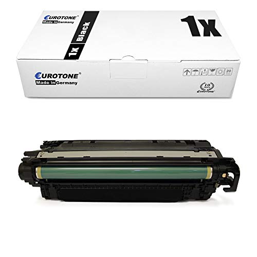 1x Eurotone kompatibler Toner für HP Color Laserjet Enterprise M 750 xh DN n ersetzt CE270A 650A von Eurotone, kein HP Original