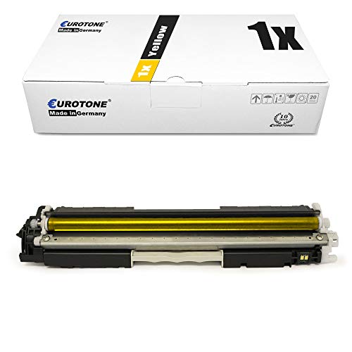 1x Eurotone kompatibler Toner für HP Color Laserjet Pro CP 1021 1022 1023 1025 1026 1027 1028 nw ersetzt CE312A 126A von Eurotone, kein HP Original