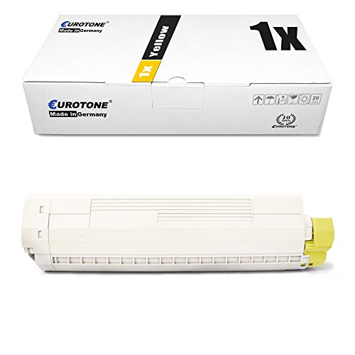 1x Müller Printware Toner für Oki C822 C822N C822CDTN C822DN ersetzt 44844613 Yellow von Eurotone