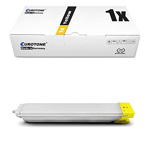 1x Müller Printware Toner für Samsung CLX 9201 9251 9301 NA N ersetzt CLT-Y809S CLT-Y809S/ELS Yellow von Eurotone
