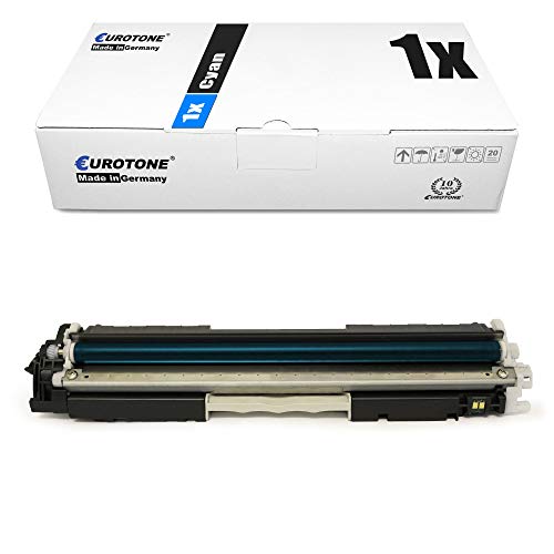 1x Müller Printware kompatibler Toner für HP Laserjet CP 1025 NW Color ersetzt CE311A 126A von Eurotone