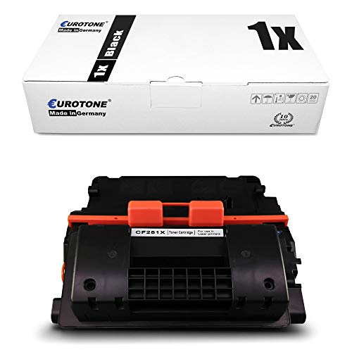 1x Müller Printware kompatibler Toner für HP Laserjet Enterprise M 605 606 630 hm f x h DN z n ersetzt CF281X 81X von Eurotone